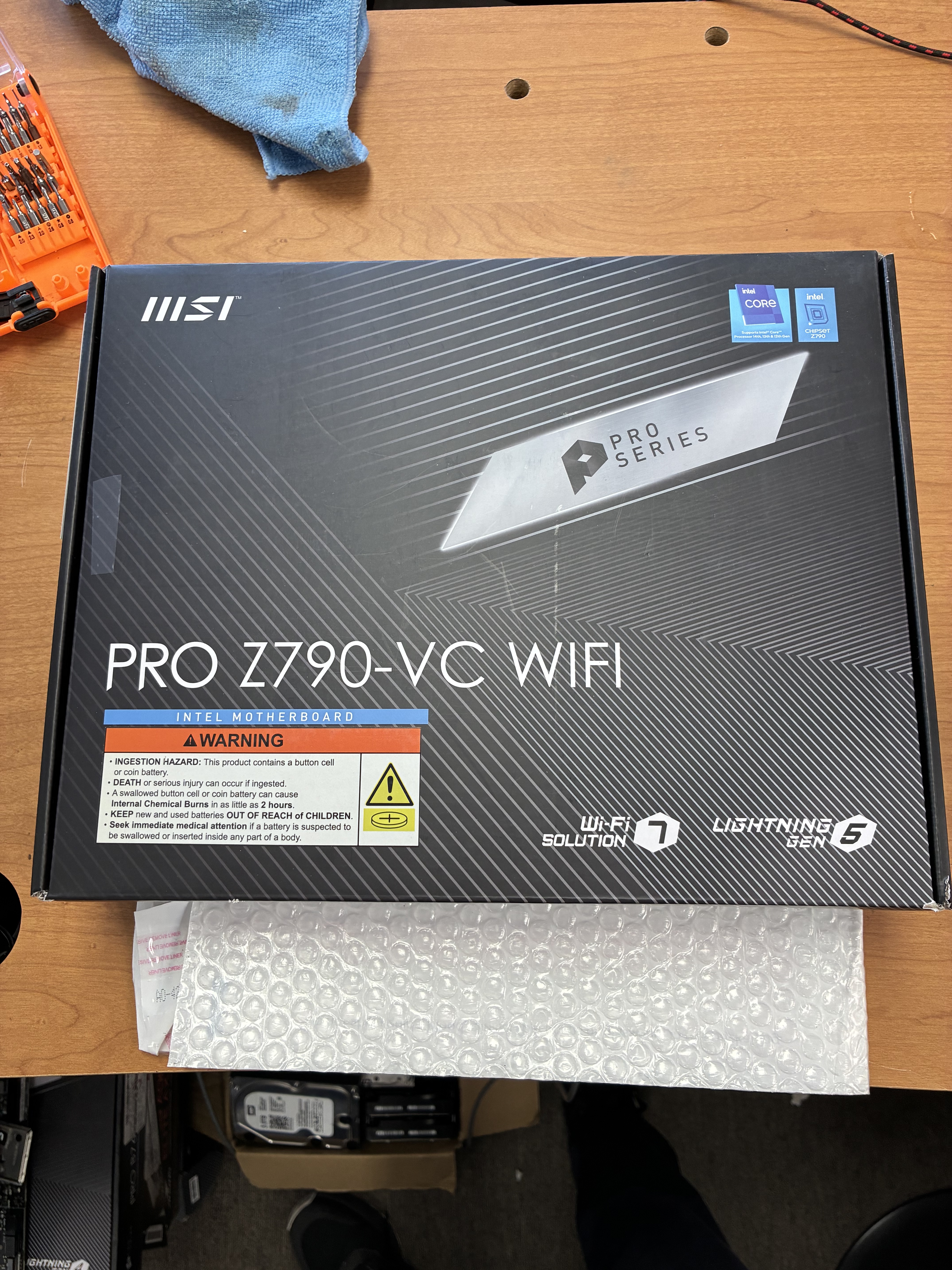 MSI PRO Z790-VC WIFI LGA 1700 Intel Z790 DDR5 ATX Motherboard