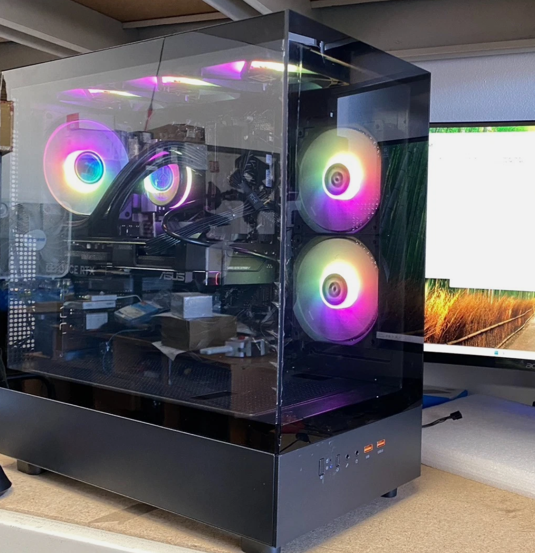 Custom Built Intel i5-13400 16GB DDR5 1TB SSD ASUS RTX 4070 Win11 home